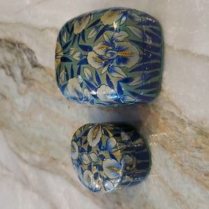 Vintage Paper Mache Trinket Boxes